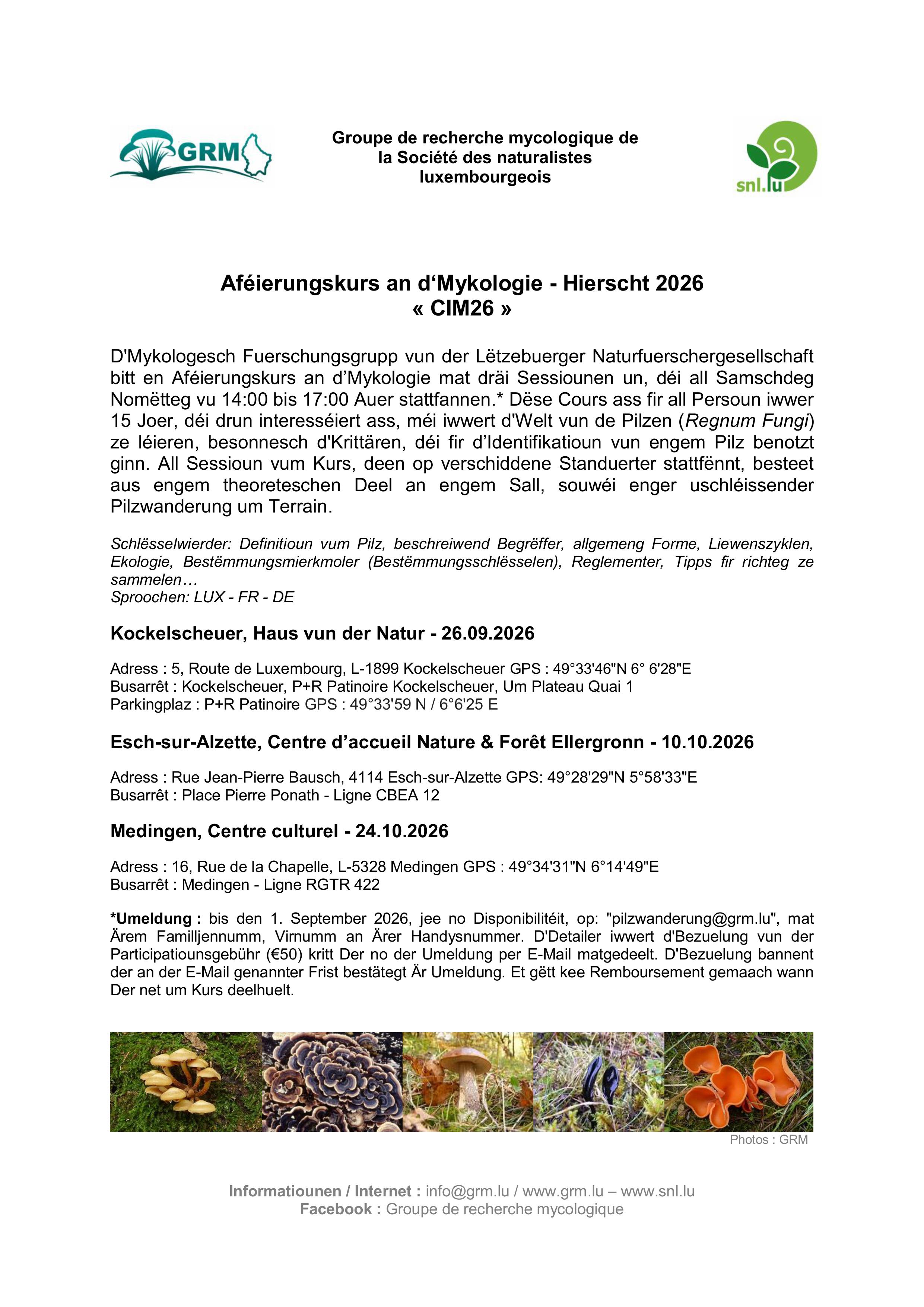 Annonce CIM26 LU